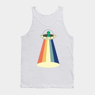 Vintage alien UFO Tank Top